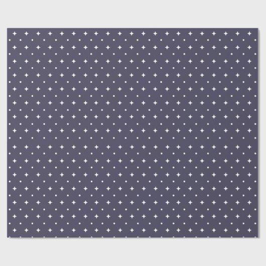 Space Star Pattern & Galaxy Cosmic Geschenkpapier (Flach)