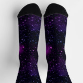 Space Stars Galaxy Nebula Nachhaltige Socken (Oben)