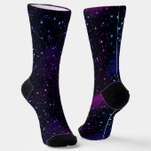 Space Stars Galaxy Nebula Nachhaltige Socken (Gewinkelt)