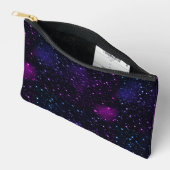Space Stars Galaxy Nebula Pouch Bag Zubehörtasche (Offen)