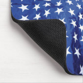 Space Station American Flag Earth Orbit Mousepad (Ecke)