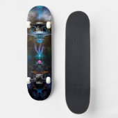 Space Station - leichtes Skateboard mit Hardware (Vorderseite)