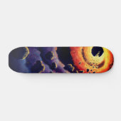 Space Swirl Skateboard (Horizontal)