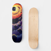 Space Swirl Skateboard (Vorderseite)