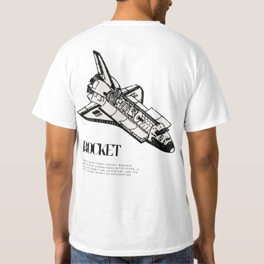 Space T - Shirt (Rückseite)