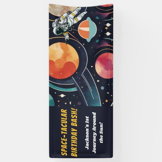 Space-Tacular Birthday Banner (Vertikal)