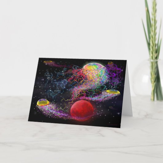 Space Tentacles Card Karte (Vorderseite)