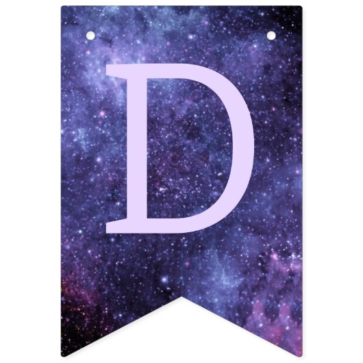 Space Theme Bunting Flags Wimpelkette (Dritte Fahne)