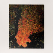 Space Tiger Puzzle - Malerei (Vertikal)