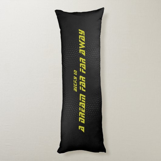 Space time, Pink and Yellow script Seitenschläferkissen (Rückseite (Vertikal))