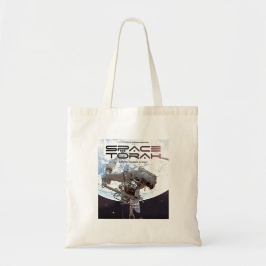 Space Torah Tote Bag Tragetasche (Vorne)
