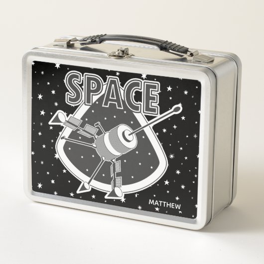 Space Travel Custom Metall Brotdose (Vorderseite)