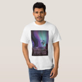 Space Travel Poster Jupiter T-Shirt (Vorne ganz)