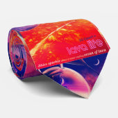 Space Travel Poster Necktie 2 Krawatte (Gerollt)