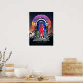 Space Ufo Alien Poster (Küche)