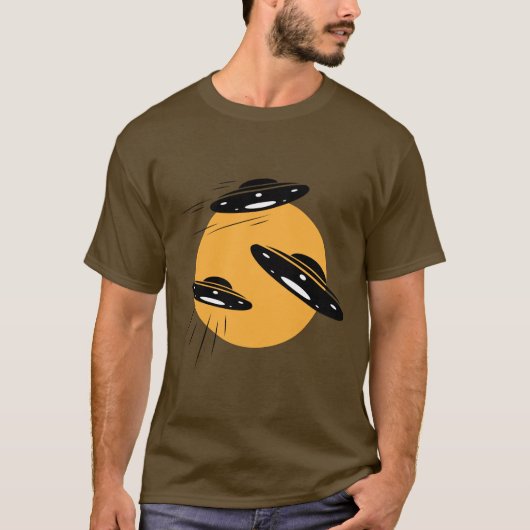 Space UFO Men-T - Shirt (Vorderseite)