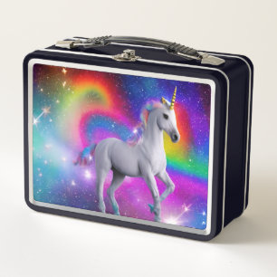 "Space Unicorn Metal Lunch Box