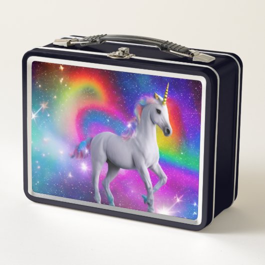 "Space Unicorn Metal Lunch Box (Vorderseite)