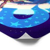 Space Unicorn Poster (Ecke)