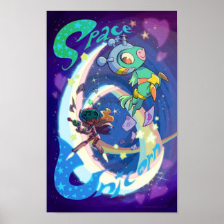 Space Unicorn Poster