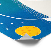 Space Unicorn Poster (Ecke)