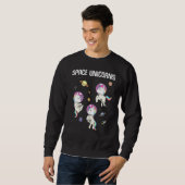 Space Unicorns Astronaut Planet Unicorn 1 Sweatshirt (Vorne ganz)
