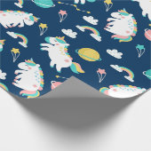 Space Unicorns Geschenkpapier (Ecke)