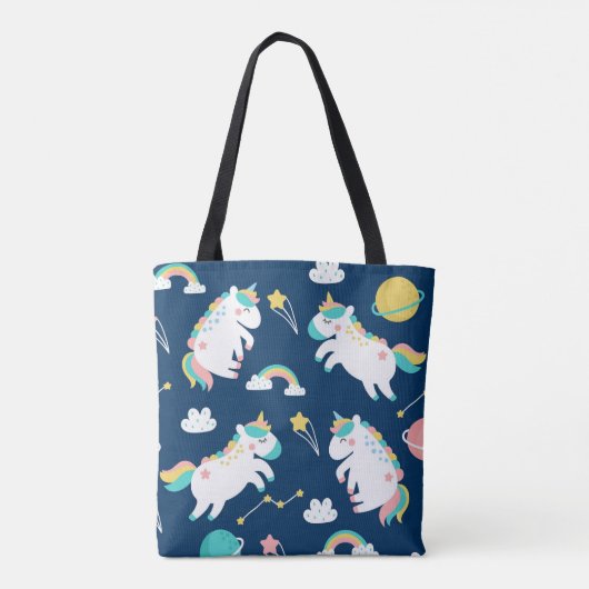 Space Unicorns Tasche (Rückseite)