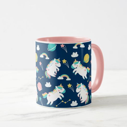 Space Unicorns Tasse (VorderseiteRechts)