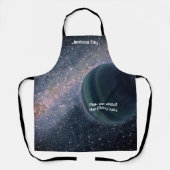 Space Universe Galaxy Theme individuelle Name Schürze (Vorderseite)