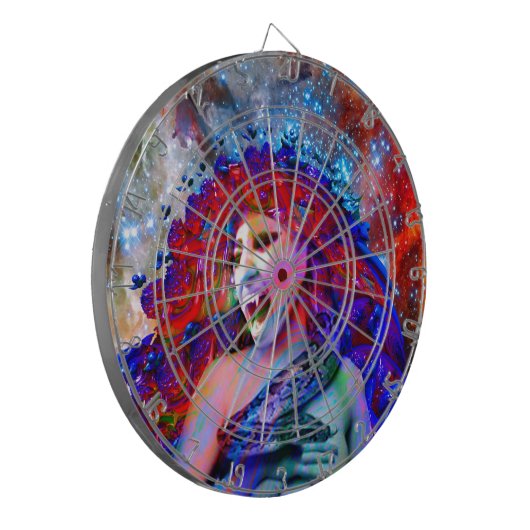 Space Vampire Dartscheibe (Vorderseite Links)