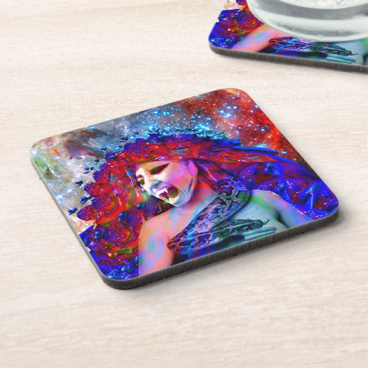 Space Vampire Getränkeuntersetzer (Linke Seite)