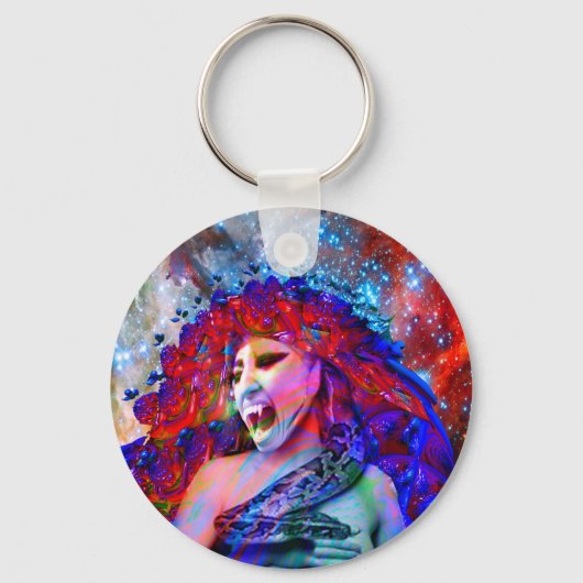 Space Vampire Schlüsselanhänger (Vorderseite)