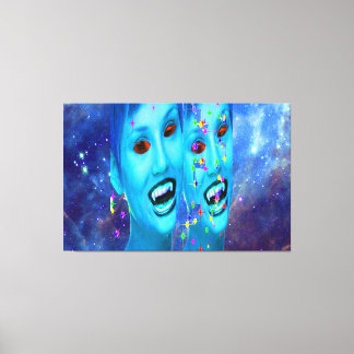 Space Vampires Leinwanddruck