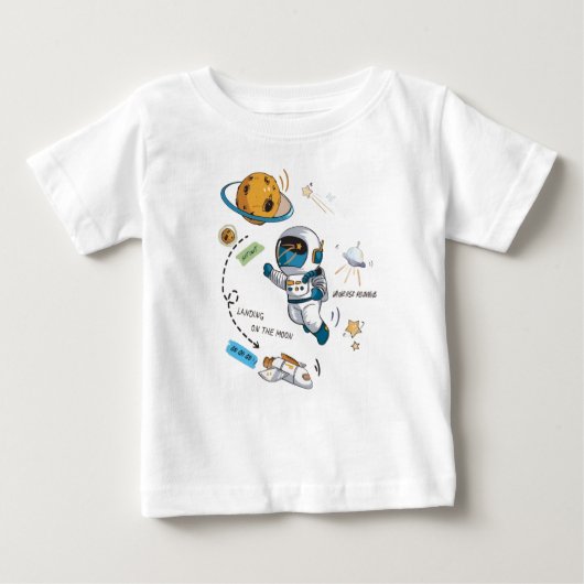 Space vector t shirt design and baby tends | (Vorderseite)
