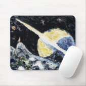 Space Wanderer Art Mousepad (Mit Mouse)
