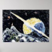 Space Wanderer Art Poster (Vorne)