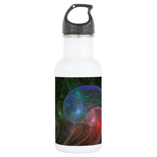 Space Wave Edelstahlflasche (Vorderseite)