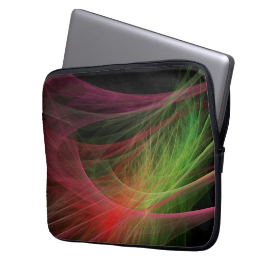 Space Wave Laptopschutzhülle (Vorderseite Links)