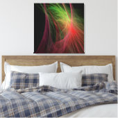Space Wave Leinwanddruck (Insitu (Schlafzimmer))