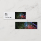 Space Wave Mini Visitenkarte (Vorne/Hinten)