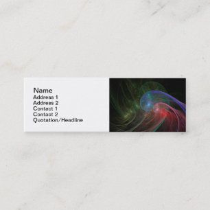 Space Wave Mini Visitenkarte
