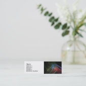 Space Wave Mini Visitenkarte (Stehend Vorderseite)