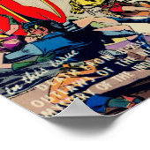 "Space Western" aus dem Golden Age Comic Kunst Poster (Ecke)