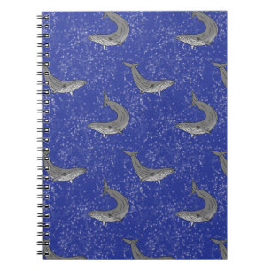 Space Whales Notebook Starry Sky Art Whale Journal Notizblock