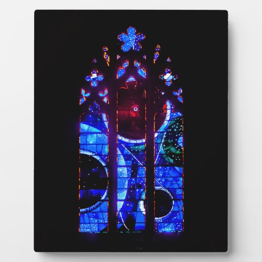 Space Window in Washington National Cathedral Fotoplatte (Vorderseite)