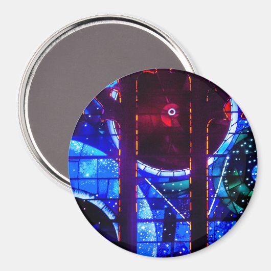 Space Window in Washington National Cathedral Magnet (Vorderseite/Rückseite)