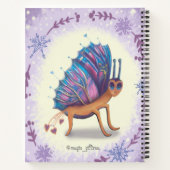 Space Xmas Notebook Notizblock (Rückseite)