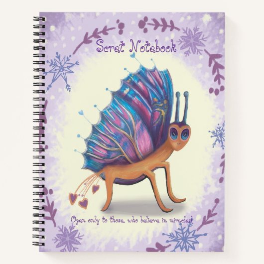 Space Xmas Notebook Notizblock (Vorderseite)