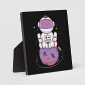 Space Yoga Fotoplatte (Vorderseite)